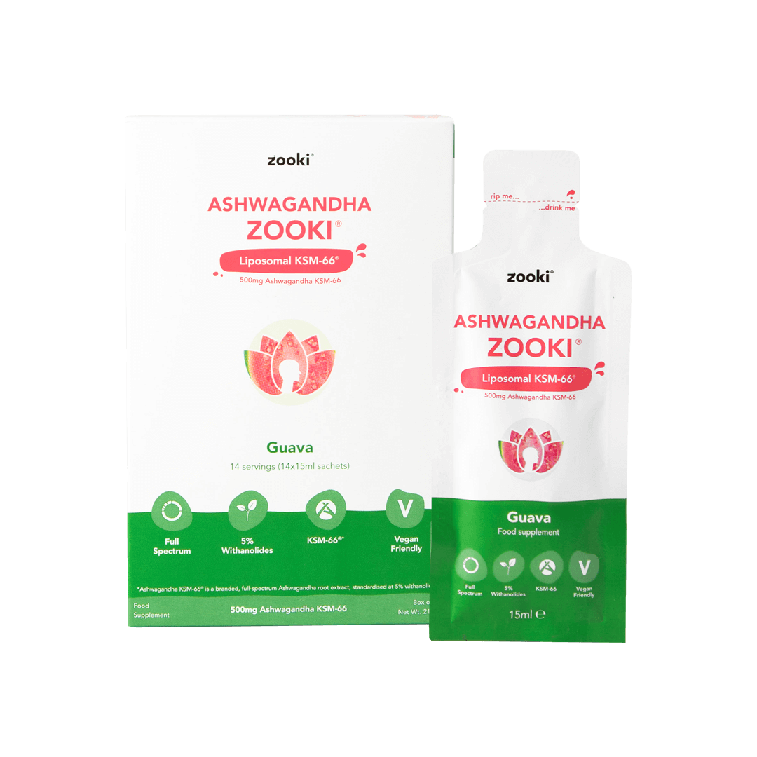 Zooki Ashwagandha Guava 14 Servings (14x15ml Sachets)