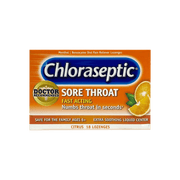 Chloraseptic Sore Throat Citrus 18 Lozenges