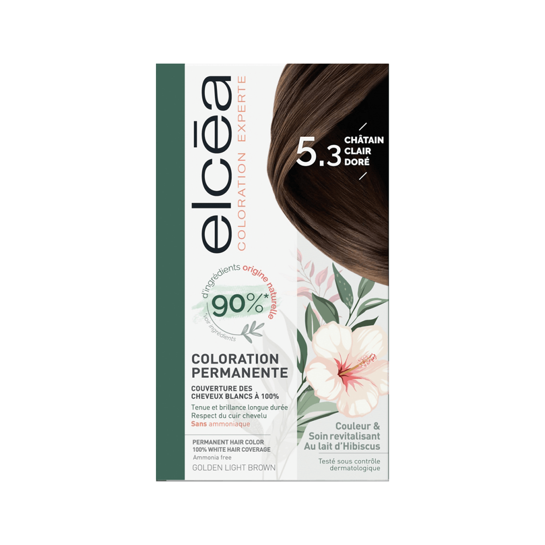 Elcea Coloration Hair Color Golden Light Brown No. 5.3