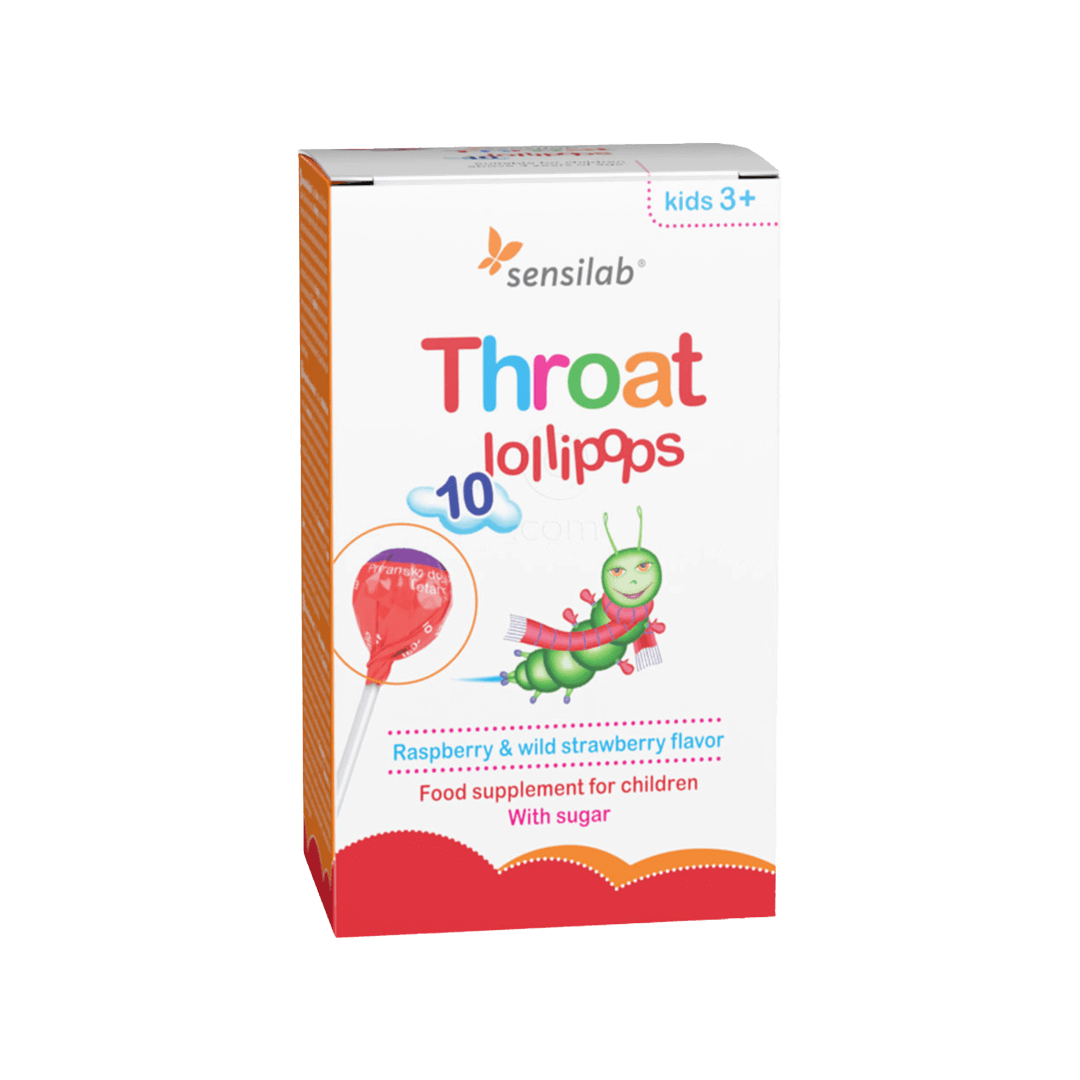 Sensilab Throat Lollipop 10 pieces