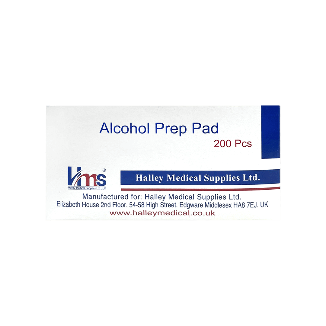 Halley Medical Alcohol Prep Pad 200 Pcs