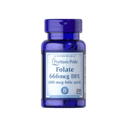 Puritan's Pride Folate 666mcg DFE (400mcg Folic Acid) 250 Tablets