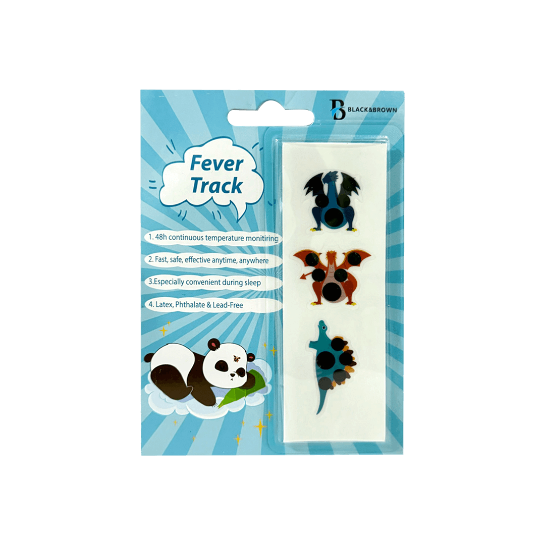 Black & Brown Kids Temperature Sticker 3's
