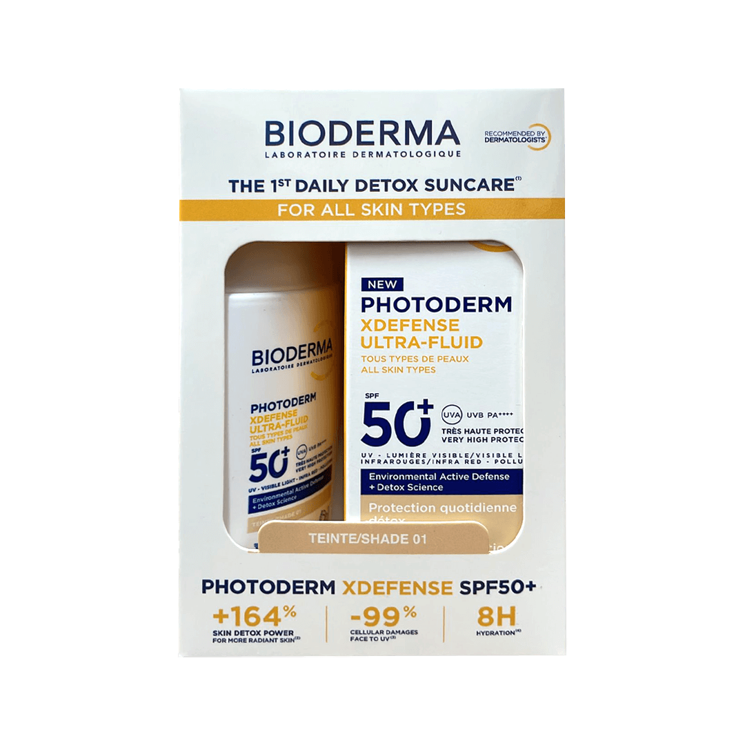 Bioderma Photoderm XDefense Ultra Fluid SPF50+ Teinte 01 (1+1)