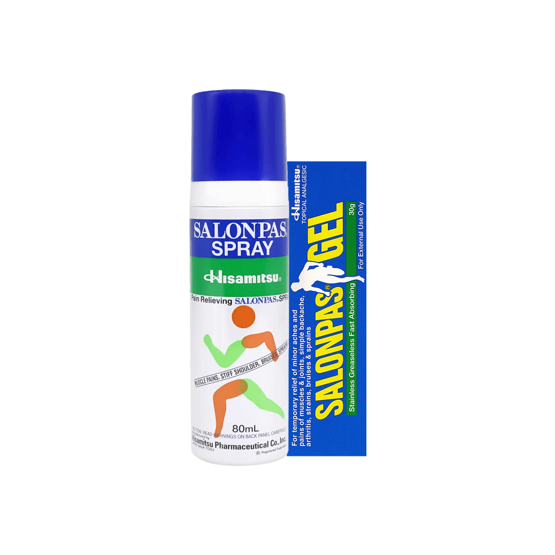 SalonPas Pain Relieving Spray 80ml + Gel 30g