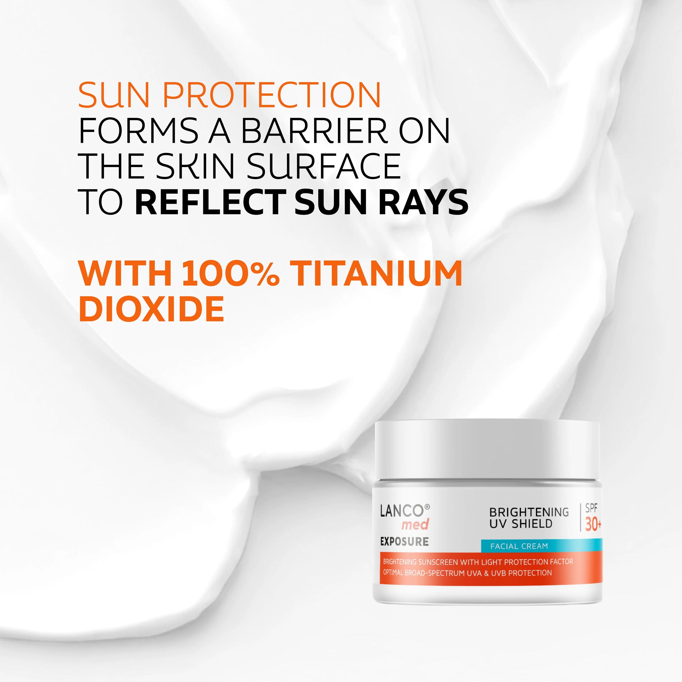 LANCOMED EXPOSURE SPF 30+ BRIGHTENING FACIAL CREAM 50 ML