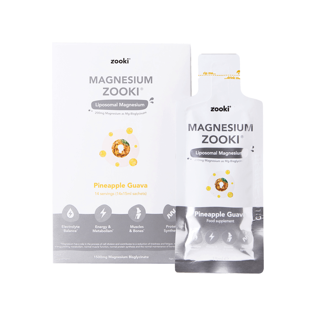 Zooki Magnesium Pineapple Guava 14 Servings (14x15ml Sachets)