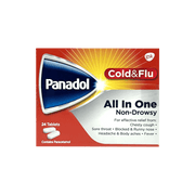 Panadol Cold & Flu All in one Non Drowsy 24 Tablets