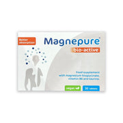 Magnepure Bio-Active 30 Tablets Natural Magnesium Supplement for Energy & Muscle Support