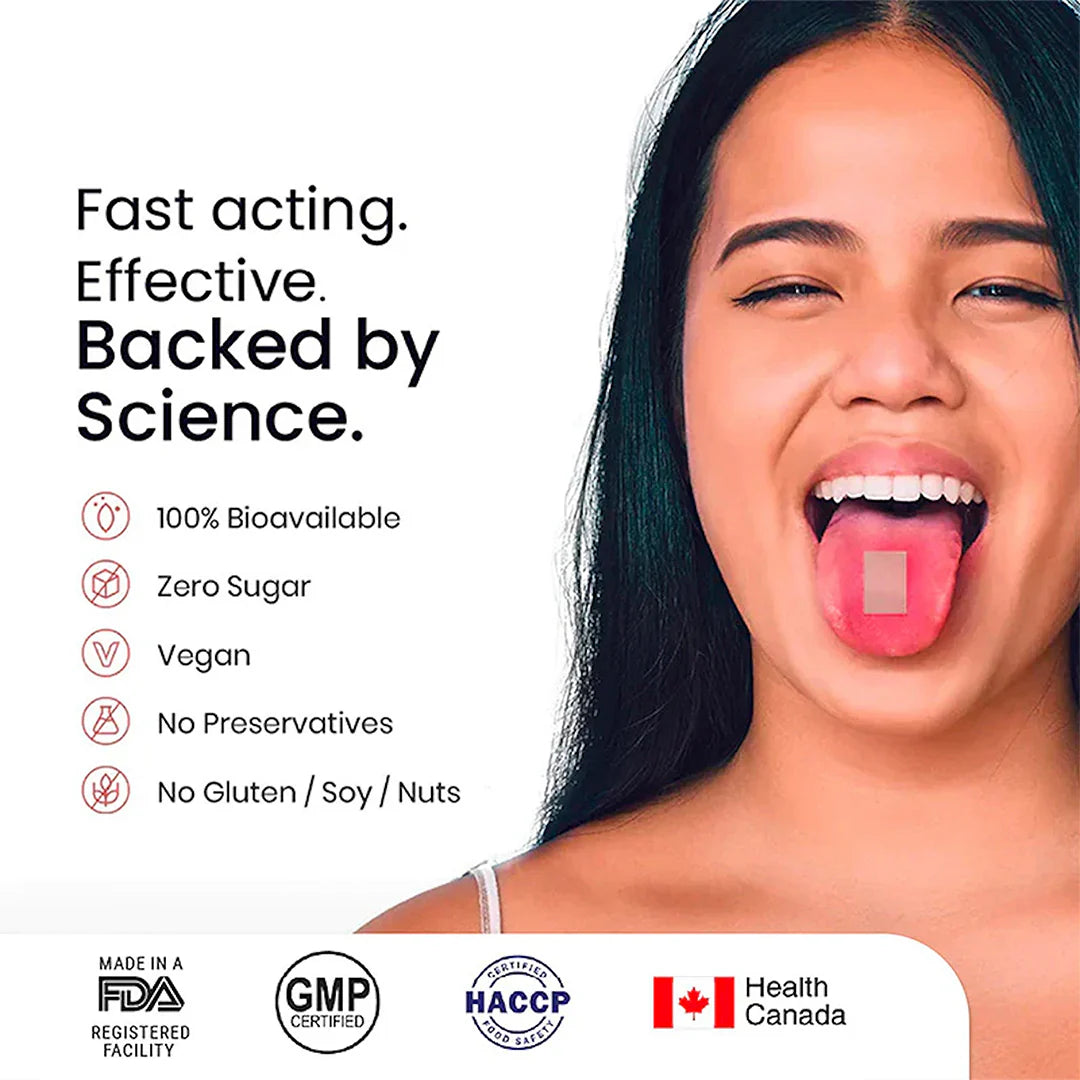 Wellbeing Nutrition Melts Natural Vitamin D3 30 Oral Thin Strips