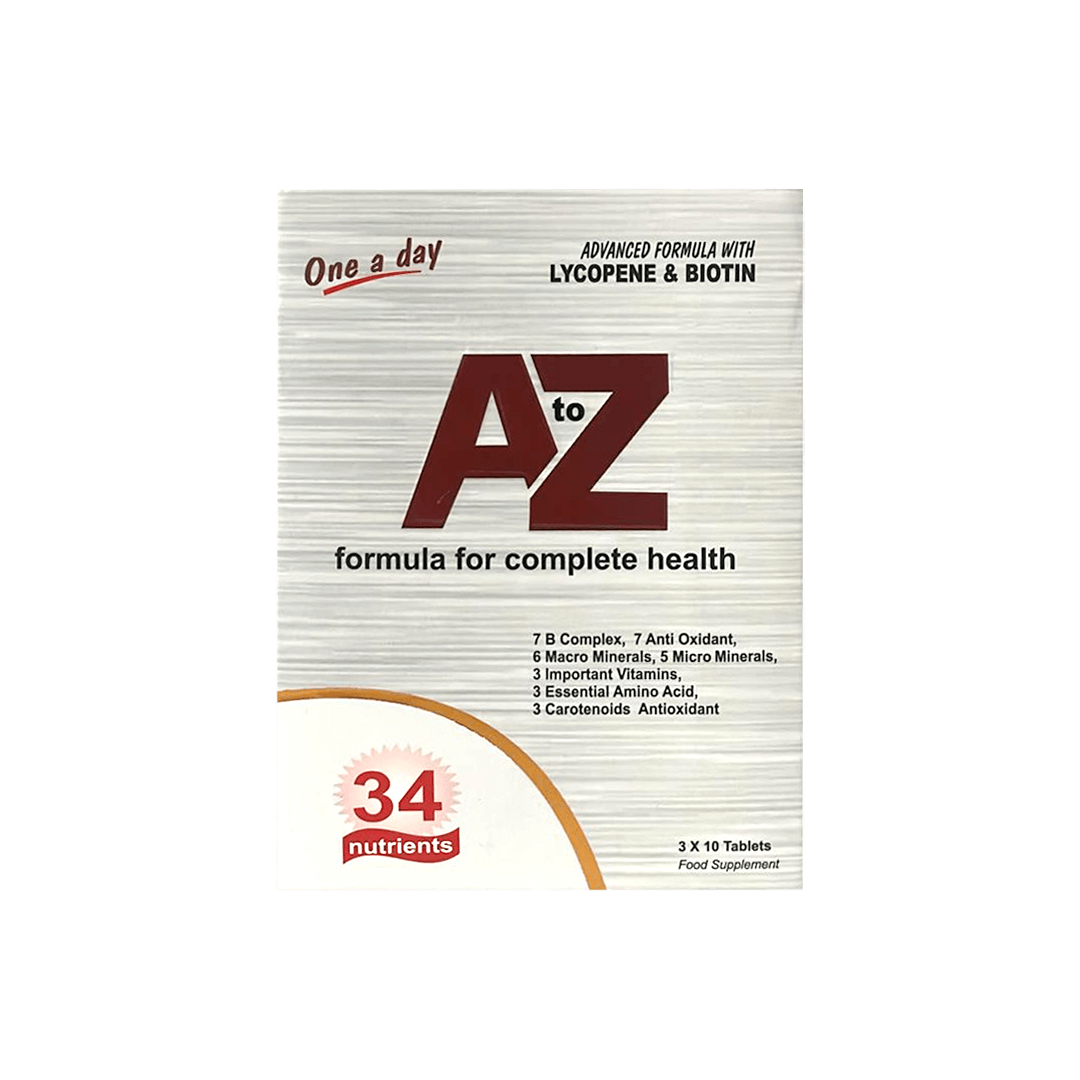 A to Z Formula for complete health 3 x 10 Tablets