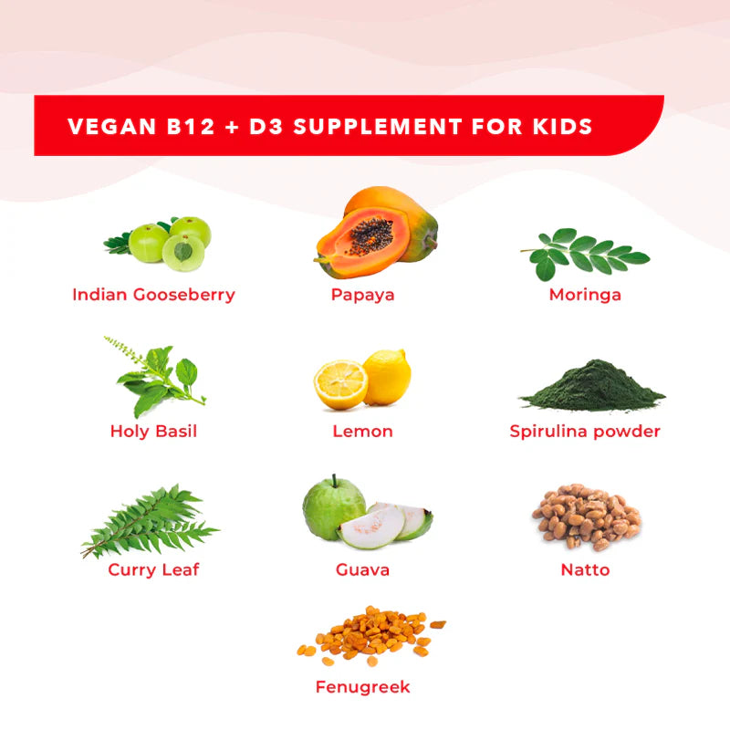 ويلبيينج نيوتريشن ميلتس B12 + D3 للأولاد 30 شريط فموي