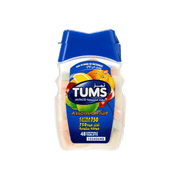 TUMS Antacid Assorted Fruit 750 Extra Strength 48 Chewable Tablets
