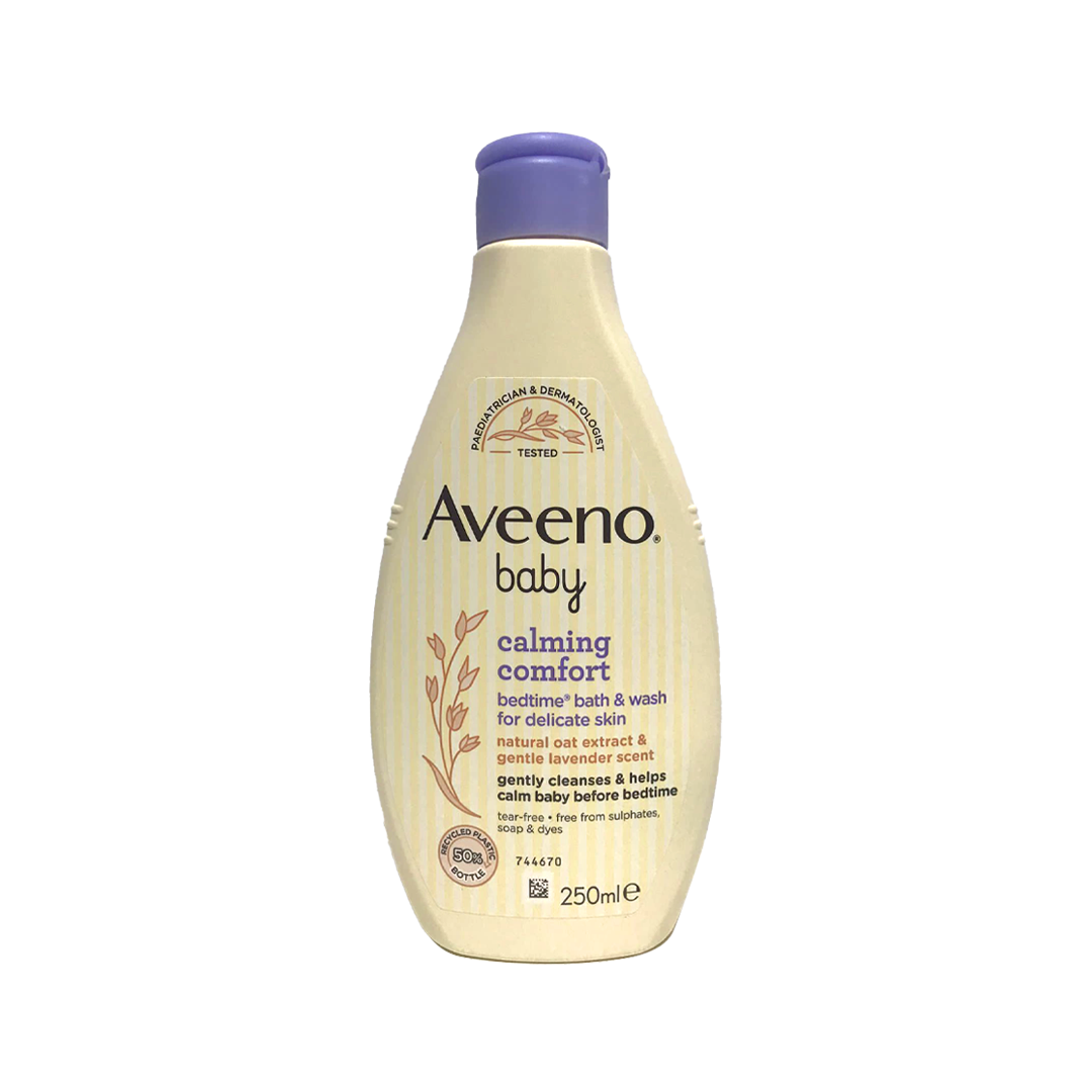 Aveeno Baby Calming Comfort Bedtime Bath & Wash 250ml