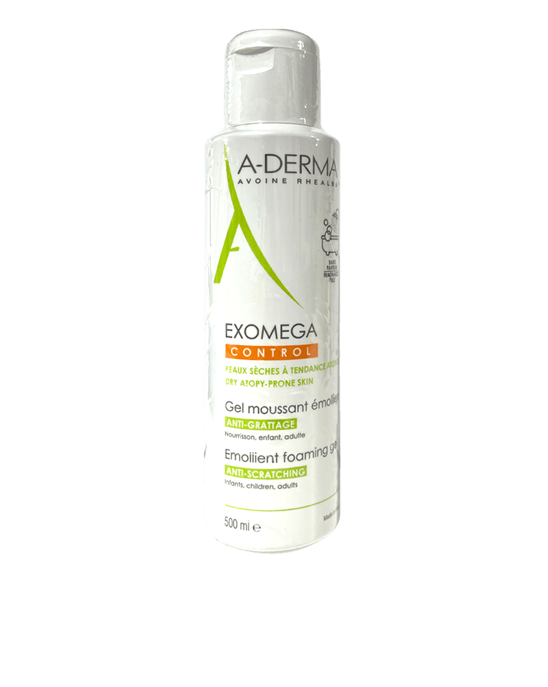 A-DERMA Gel Moussant Emollient 500ml
