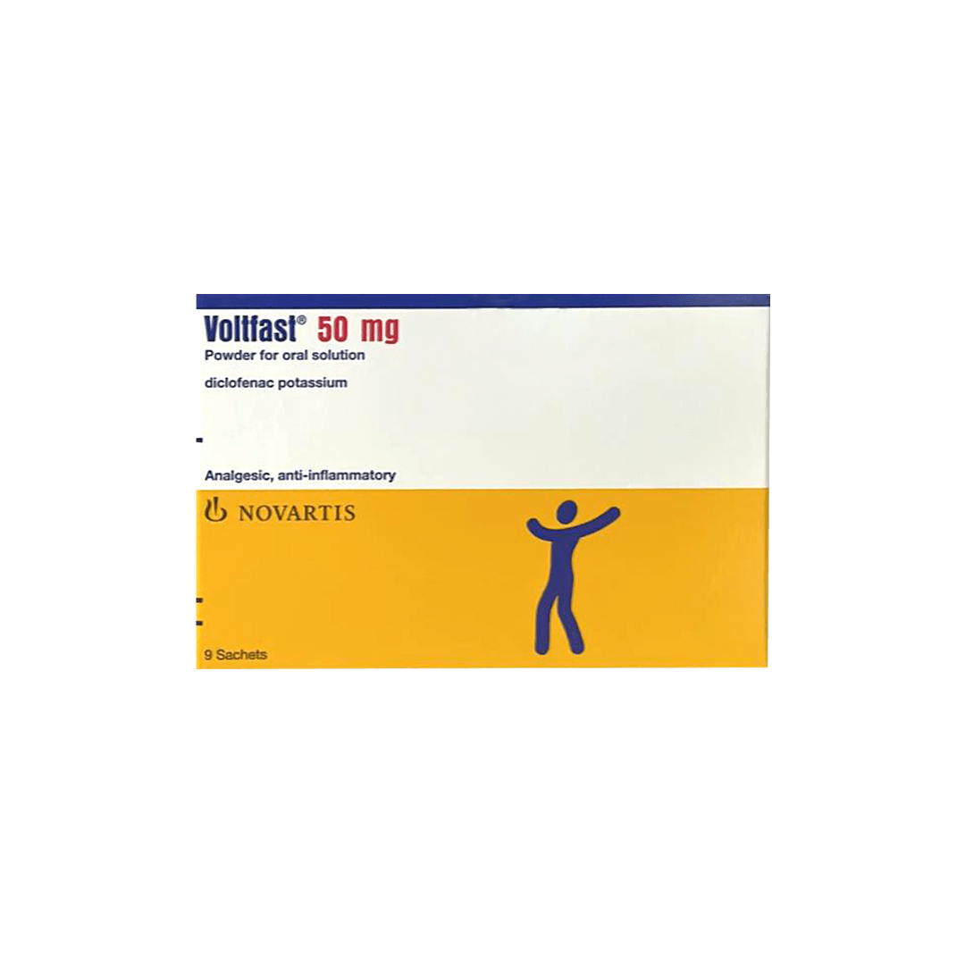 Voltafast 50 Mg 9 Effervescent Sachets Is A Fast Pain Reliever