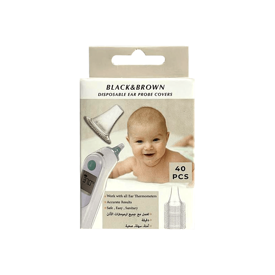 Black & Brown Ear cover thermometer 40 pcs
