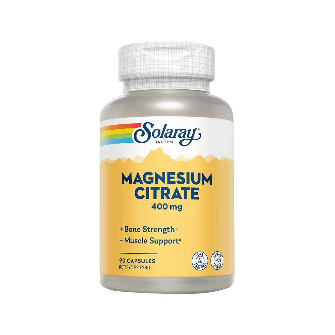 Solaray Magnesium Citrate 400mg 90 Capsules