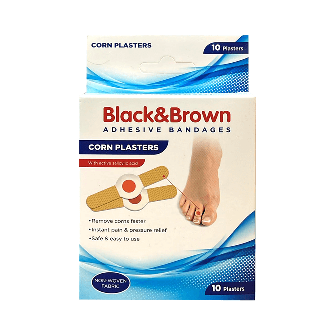 Black & Brown Corn Plasters 10 Plasters
