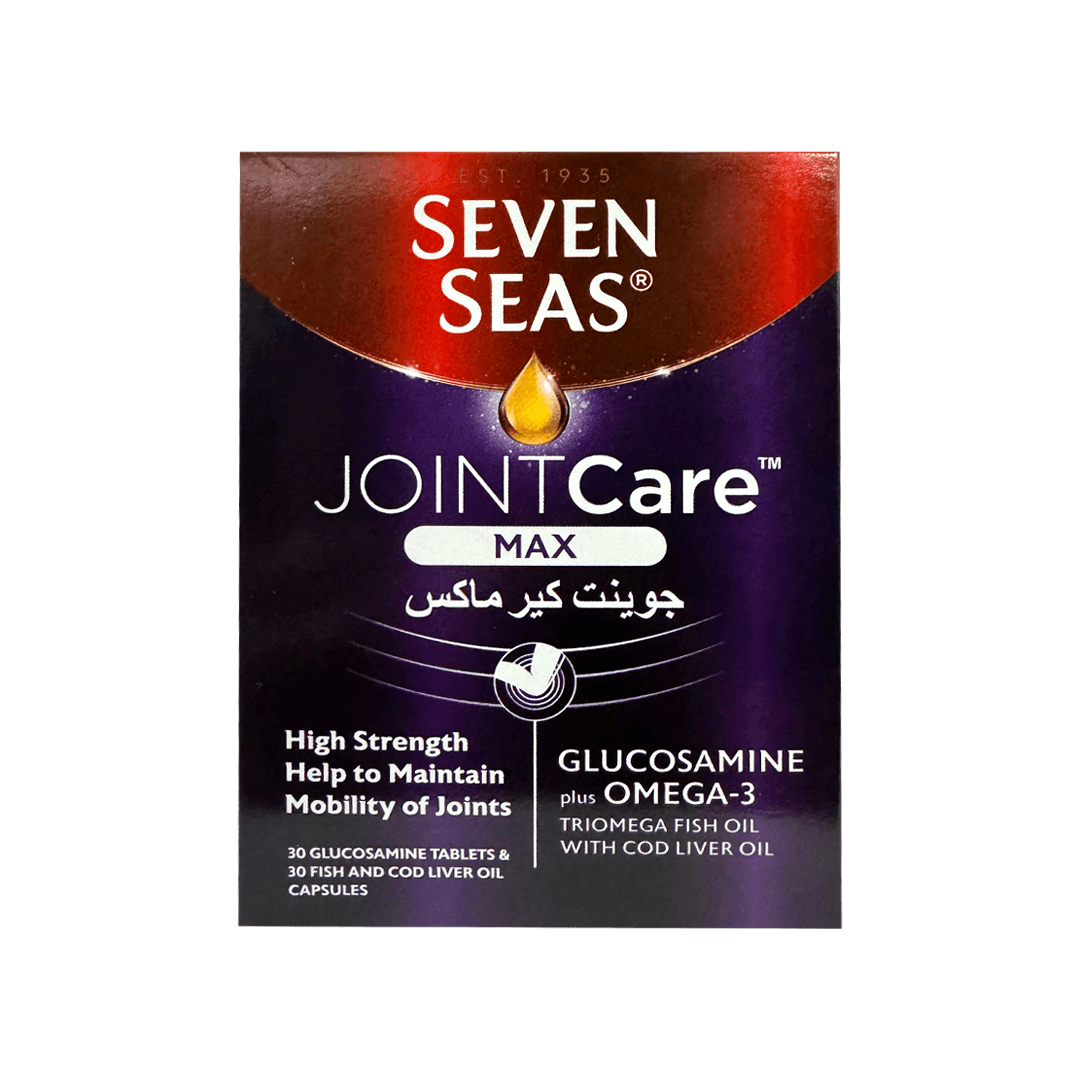 Seven Seas Joint Care Max 30 Glucosamine Tablets & 30 Fish And COD Liver Oil Capsules