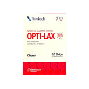 Thintech Natural Laxative Opti-Lax Cherry Oral Strips 20 Strips