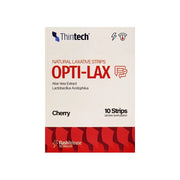Thintech Natural Laxative Opti-Lax Cherry Oral Strips 10 Strips