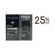 Beesline Natural Whitening Roll on Deo Super Dry Silver Power Fragrance Free (1+1)