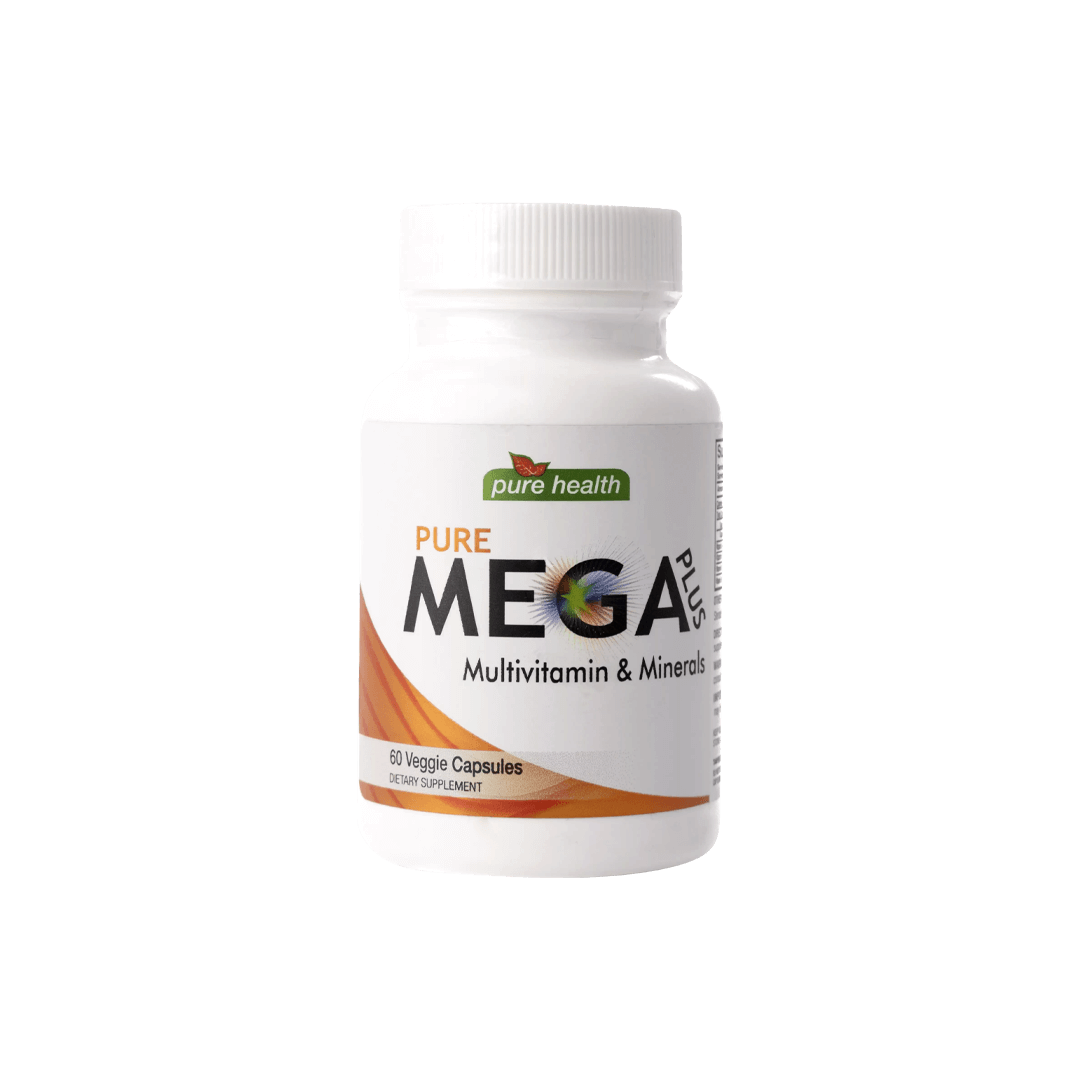 Pure Health Pure Mega Plus Multivitamin & Minerals 60 Veggie Capsules