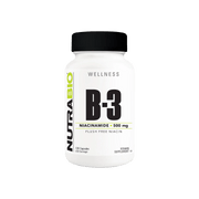 NutraBio B 3 Niacinamide 500mg 120 Capsules