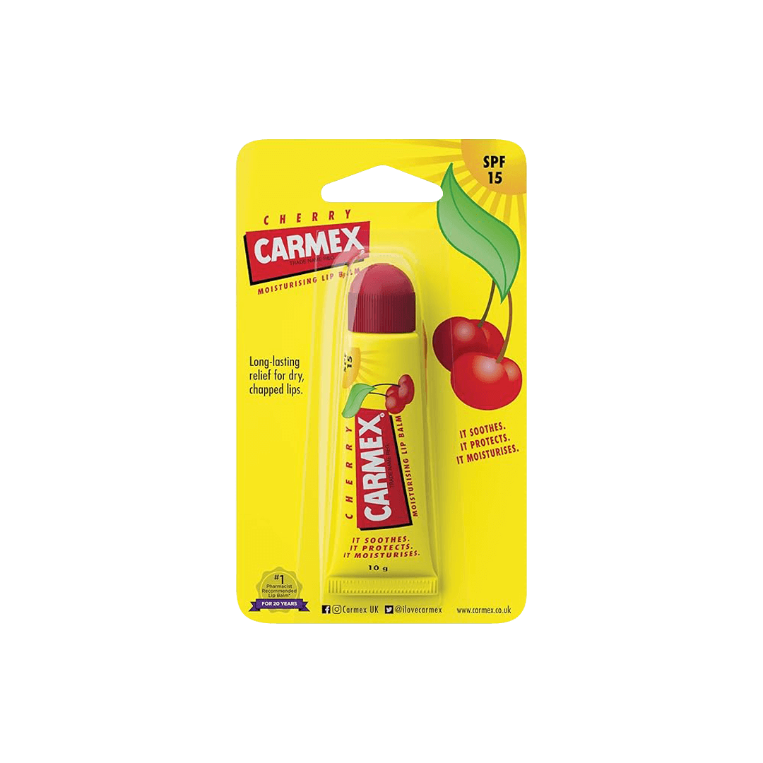 Carmex Cherry Lip Moisturising Balm Tube 10g