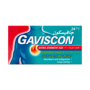 Gaviscon Extra Strength 500 Peppermint Tablets 24's