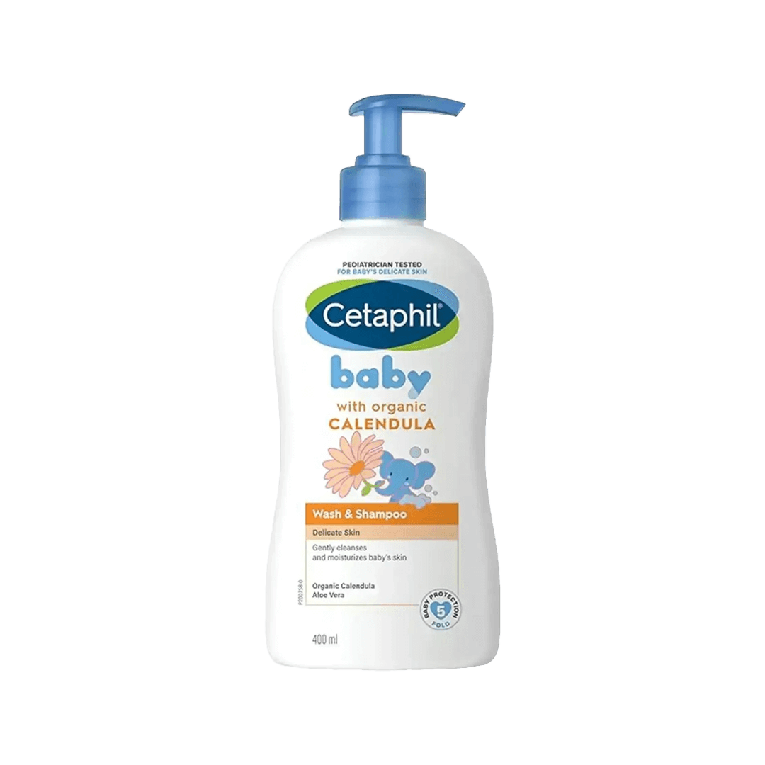 Cetaphil Baby Wash & Shampoo with organic calendula 400ml