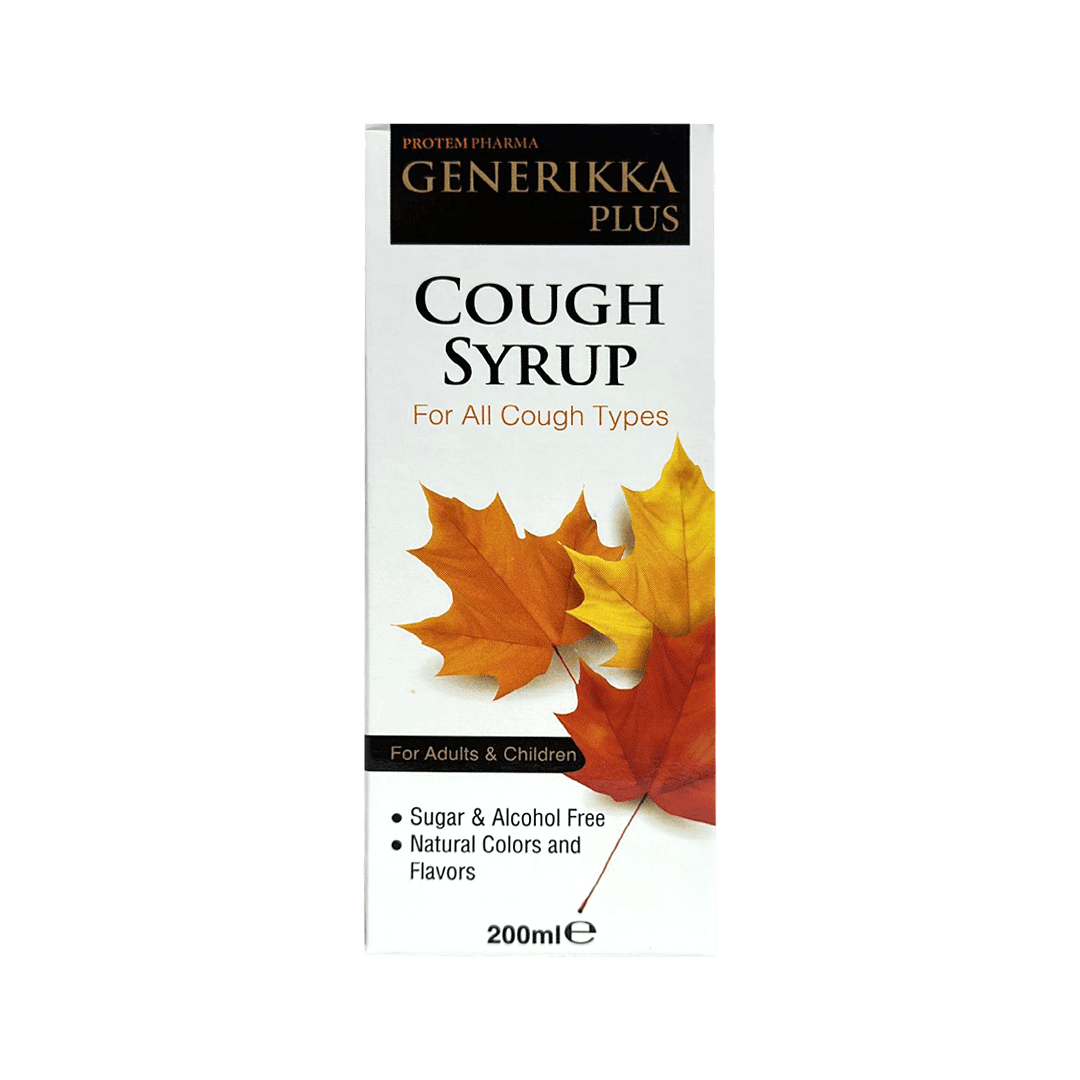 Protem Pharma Generikka Plus Cough Syrup Sugar Free 200ml