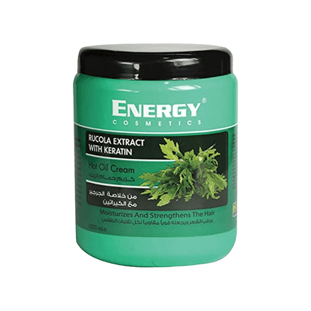 Energy Cosmetics Rucola Extract With Keratin Hot Oil Cream 1 Ltr