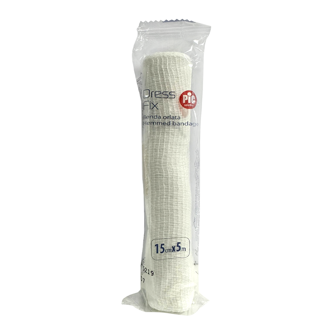 Pic Hemmed gauze bandage cm 15x5 m