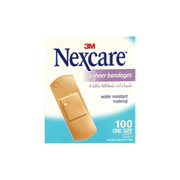 Nexcare Sheer Bandages 100's
