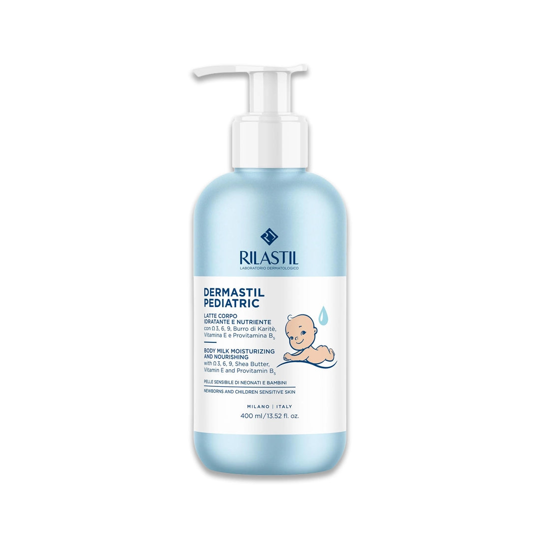 Rilastil Dermastil Pediatric Body Milk Moisturizing & Nourishing 400 Ml