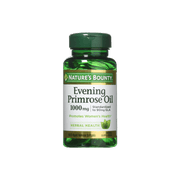 Nature's Bounty Evening Primrose Oil 1000mg, Skin & Hormonal Support 60 Rapid Release Softgels