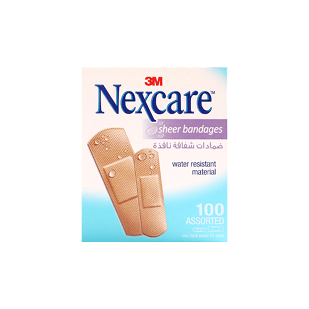 Nexcare Sheer Bandage Assorted 100's