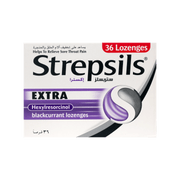 Strepsils Extra Black Currant Lozenges (36 Lozenges)