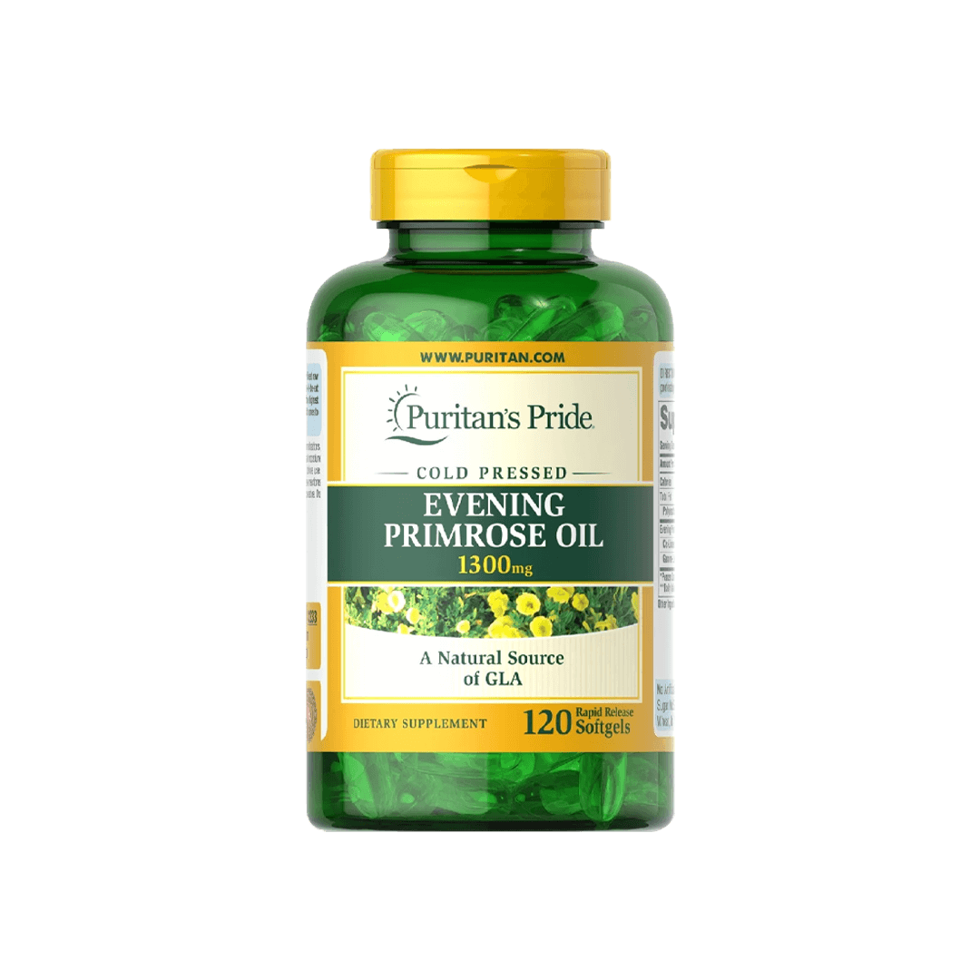 Puritan's Pride Evening Primrose Oil 1300mg 120 Softgels