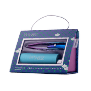 LaTweez Pro Illuminating Mermaid Tweezers & Blue Carry Case