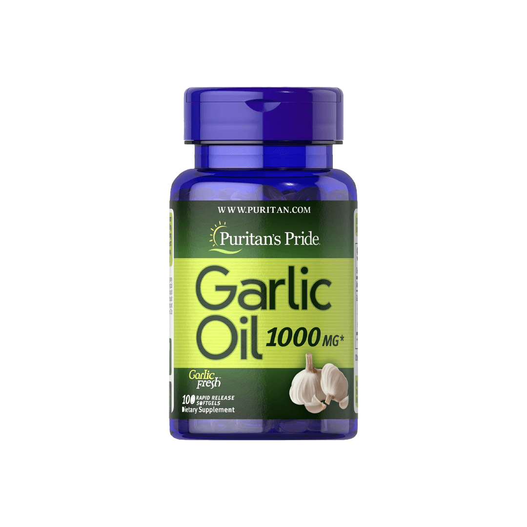 Puritan's Pride Garlic Oil 1000mg 100 Softgels