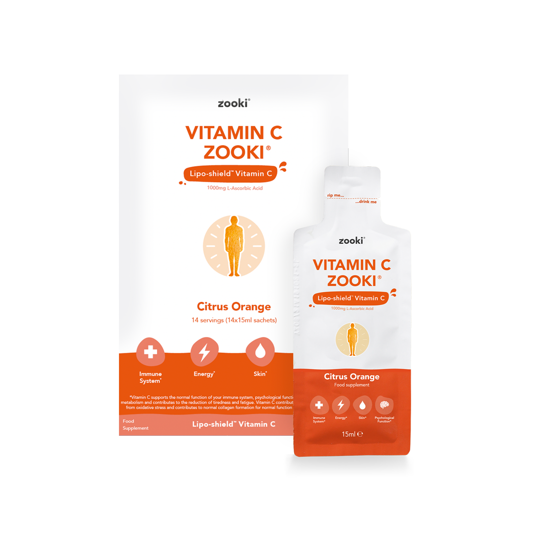 Zooki Vitamin C Citrus Orange 14 Servings (Sachets)