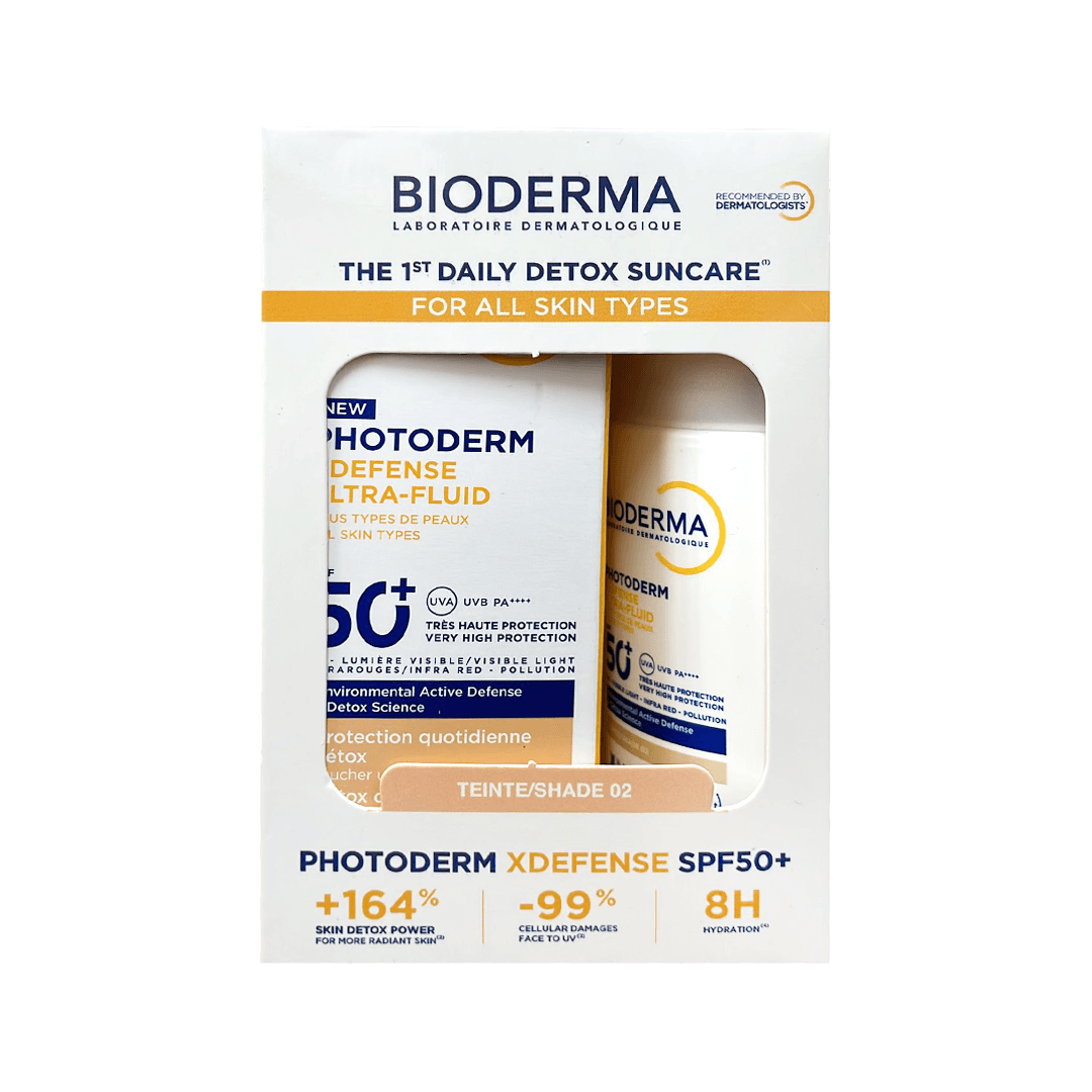 Bioderma Photoderm XDefense Ultra Fluid SPF50+ Teinte 02 (1+1)