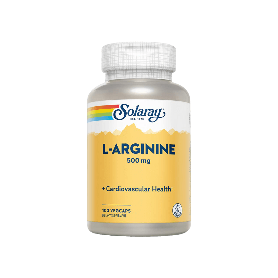 Solaray L Arginine 500mg 100 VegCaps