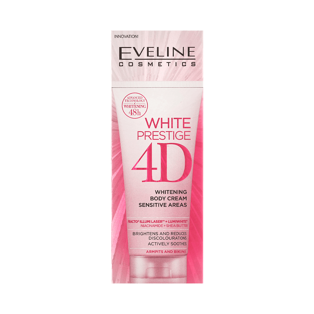 Eveline White Prestige 4D Body Cream Sensitive Areas