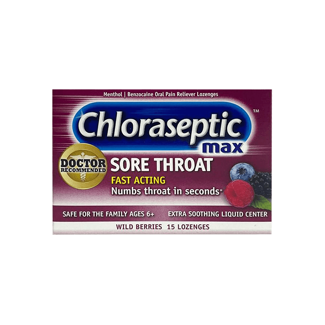 Chloraseptic Sore Throat Wild Berries 15 lozenges