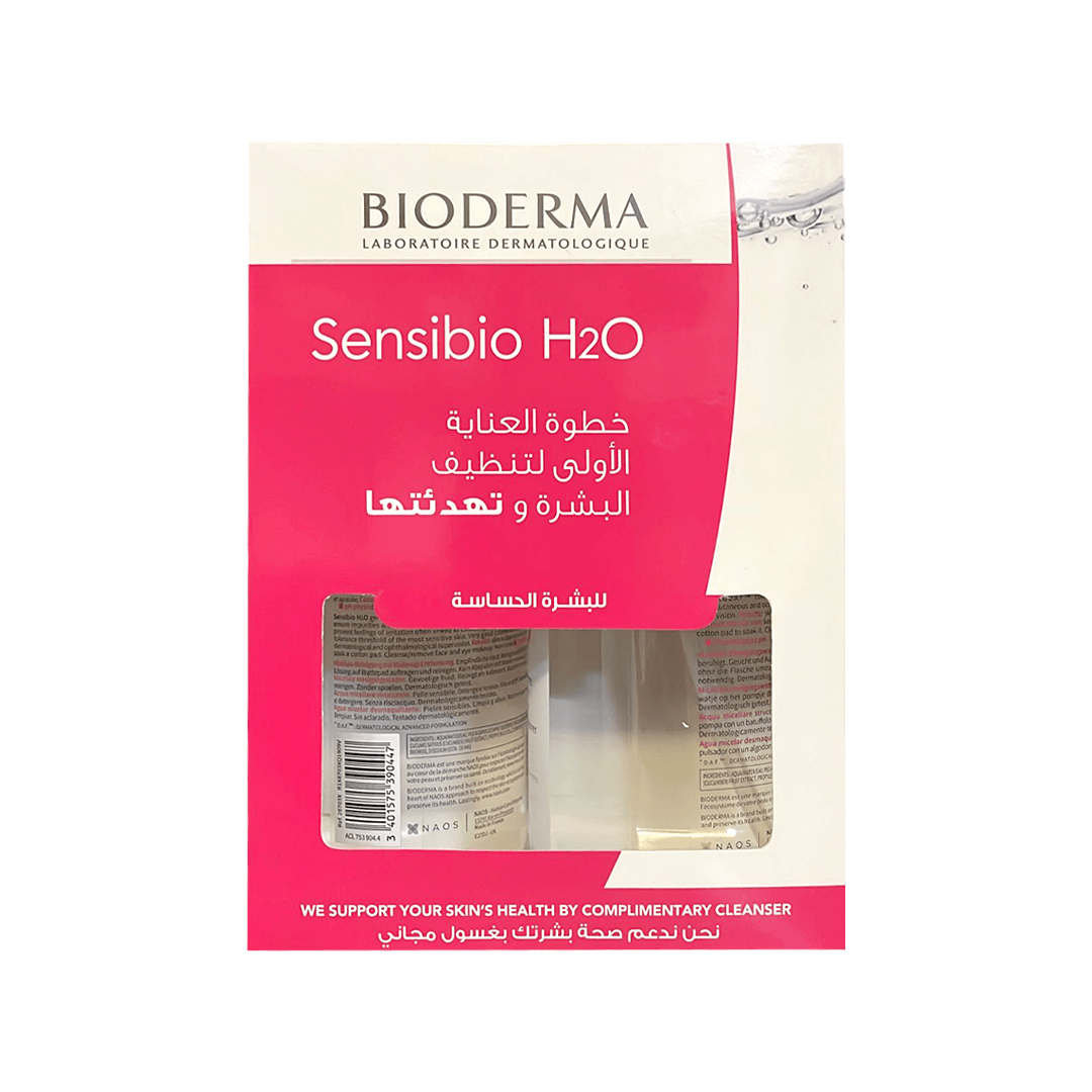 Bioderma Sensibio H20 Micellar 500ml Pump + 250ml Free