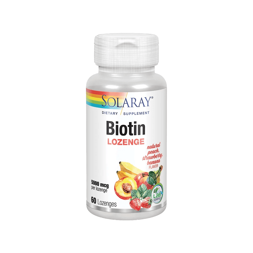 Solaray Biotin 5000mcg 60 Lozenges